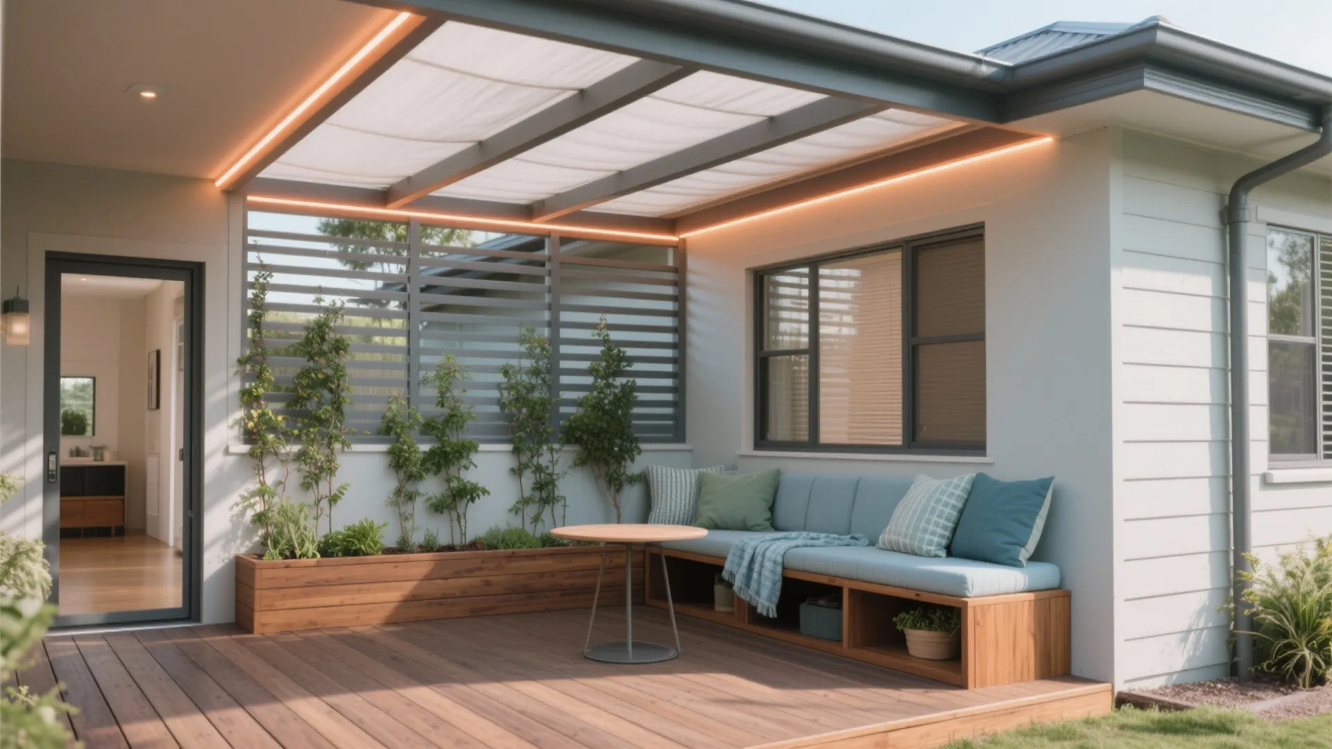 Simple Veranda Design for Small House: Space-Savvy Ideas: 1 Minute to Charming Outdoor Living for Any Size Home