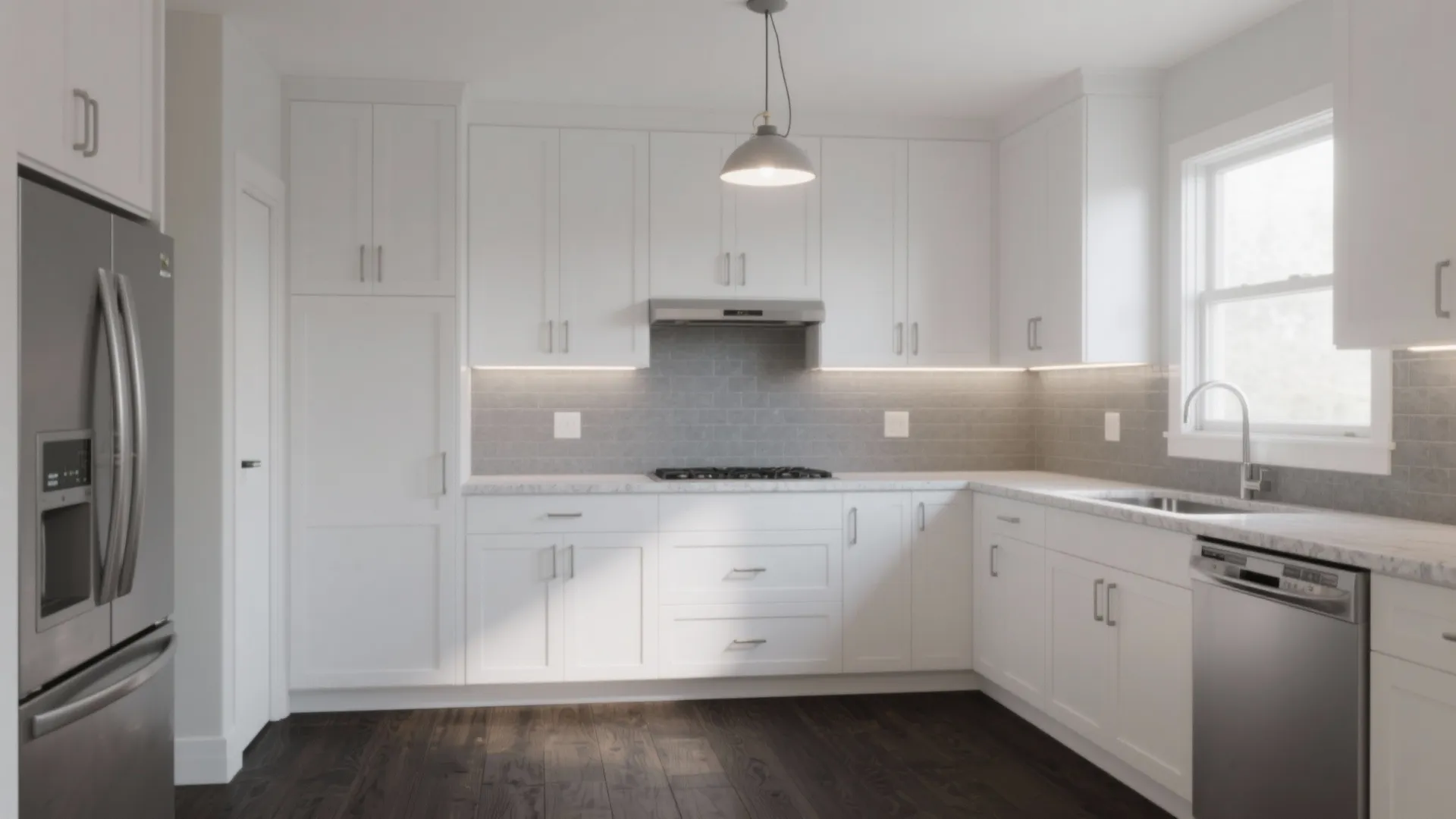 Small White Kitchen with Dark Floors: Design Ideas for Maximum Impact: 1 Minute to Transform Your Small White Kitchen with Dark Floors