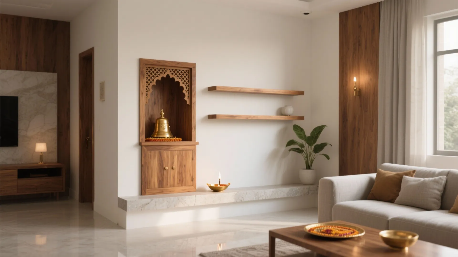 5 Simple Wooden Pooja Mandir Designs for Home: Practical, space-smart temple ideas with warm wood, soft light, and thoughtful storage