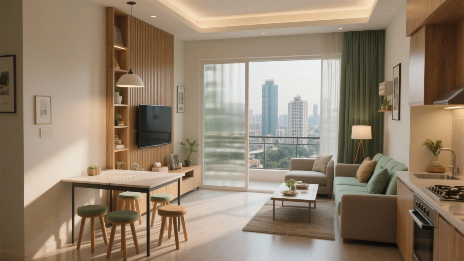 Summary: Smart beats big in a 1 BHK