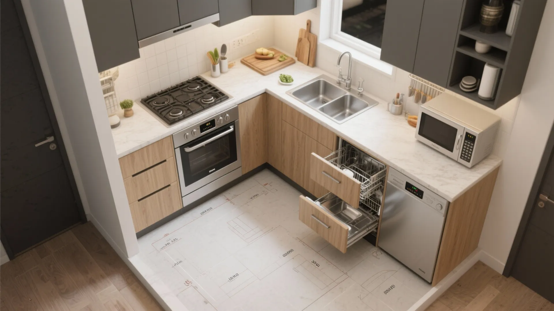 5. Smart Appliance Placement & Compact Zones