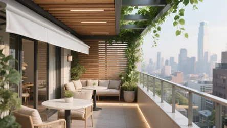 5 Balcony Ceiling Design Ideas That Maximize Small Spaces