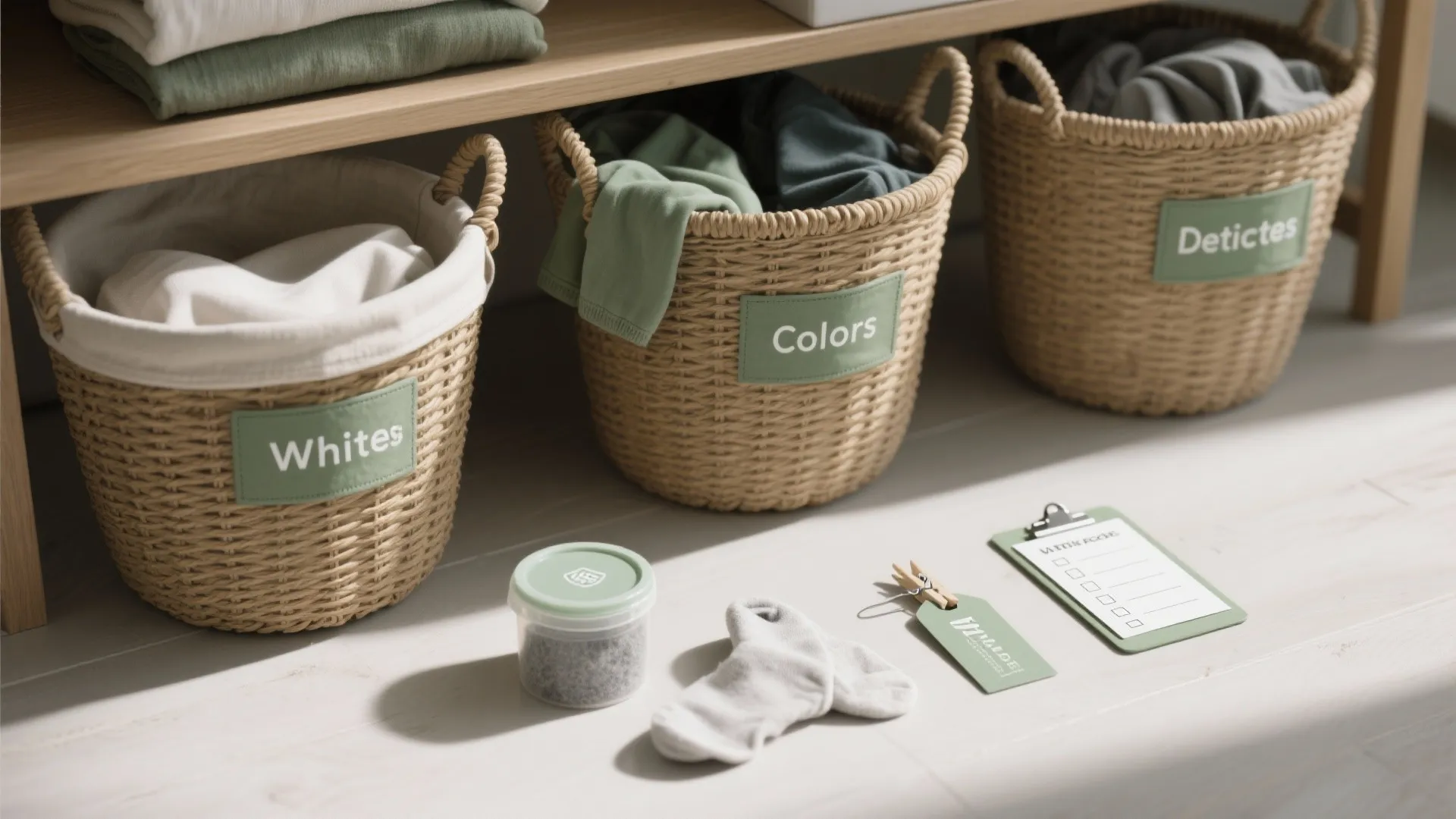 4. Smart baskets, labels, and zones