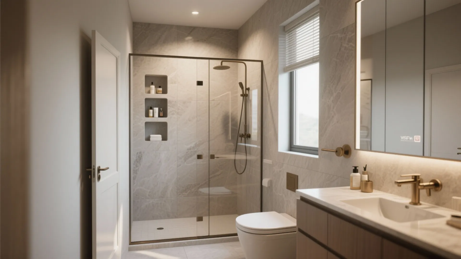 3. Smart bathroom layouts for perceived luxury