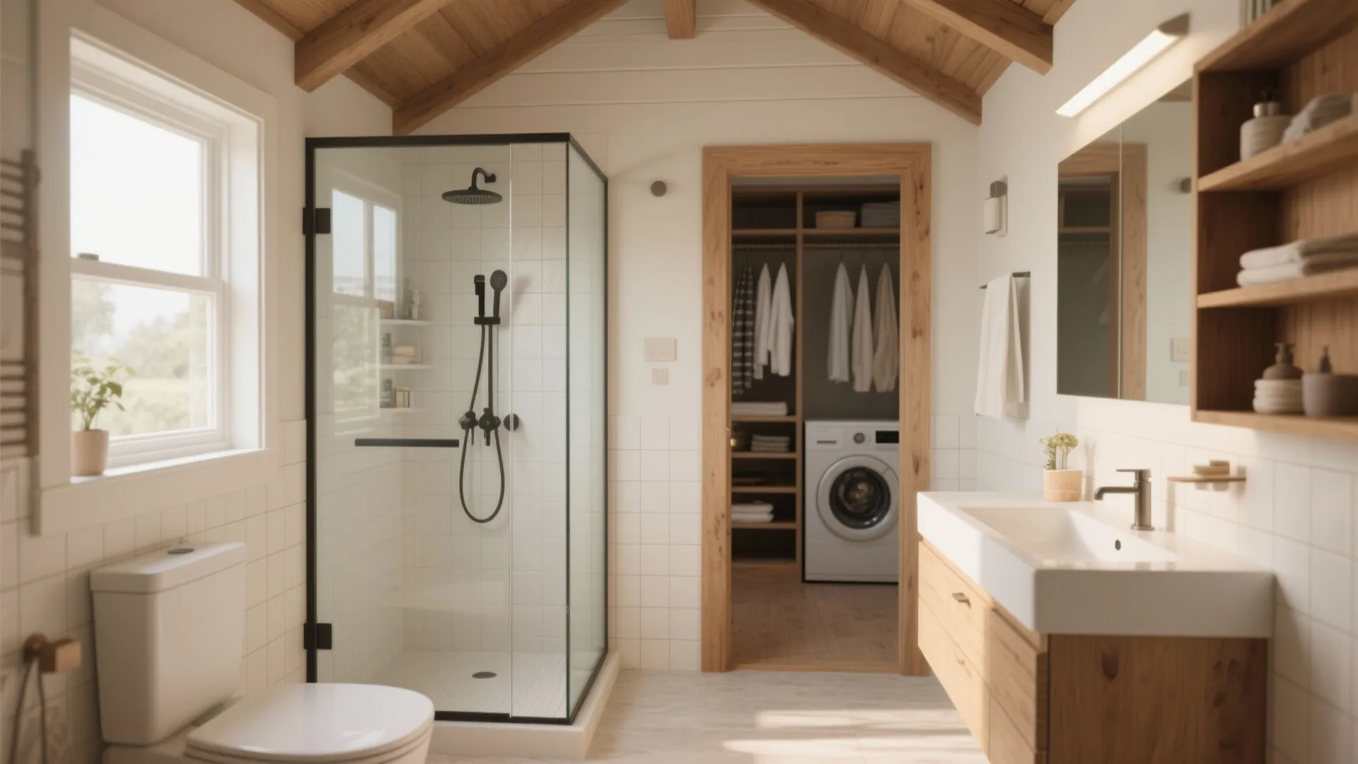 5. Smart bathroom and utility planning