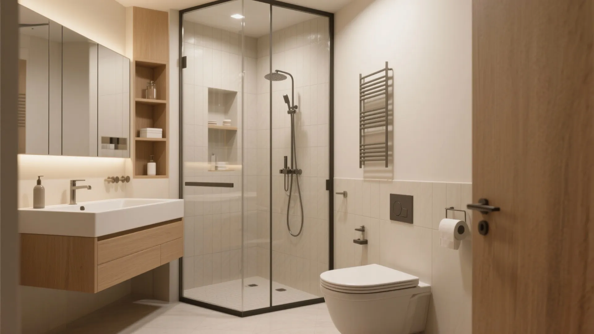 4. Smart bathroom layout for maximum comfort