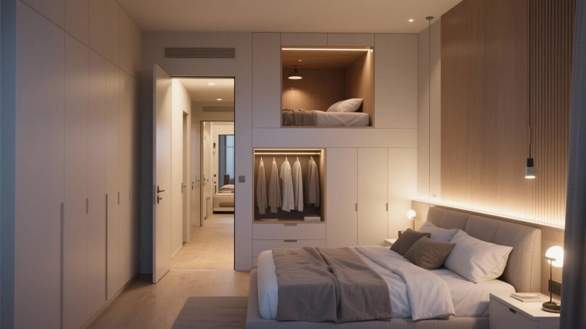 4. Smart bedroom layouts for privacy and flexibility