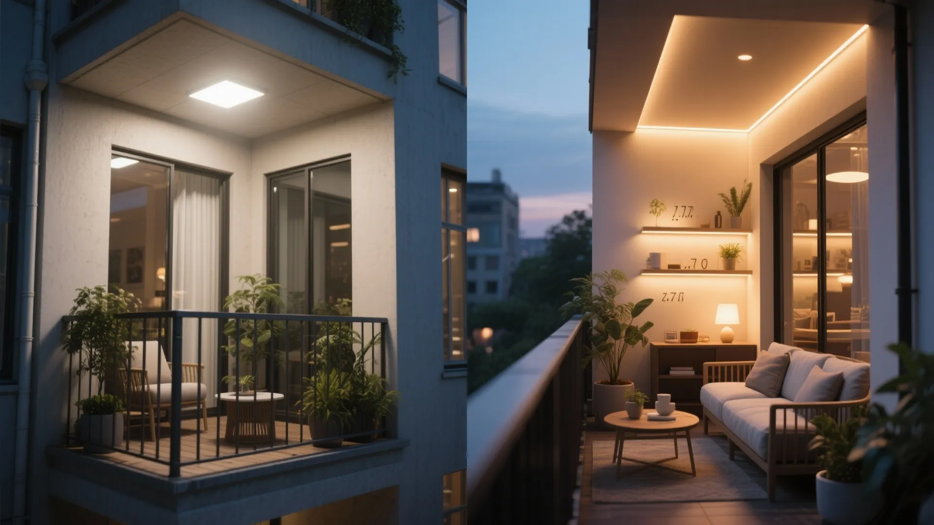 Smart dimmable systems with scenes