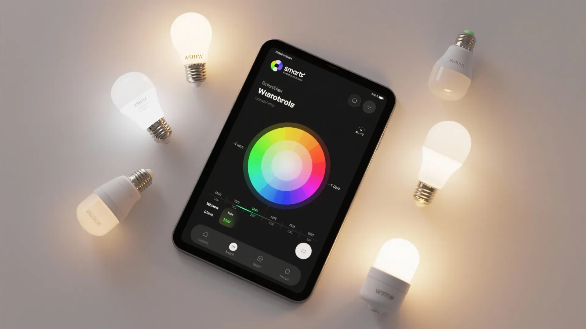 9. Smart Bulbs for Color & Schedule