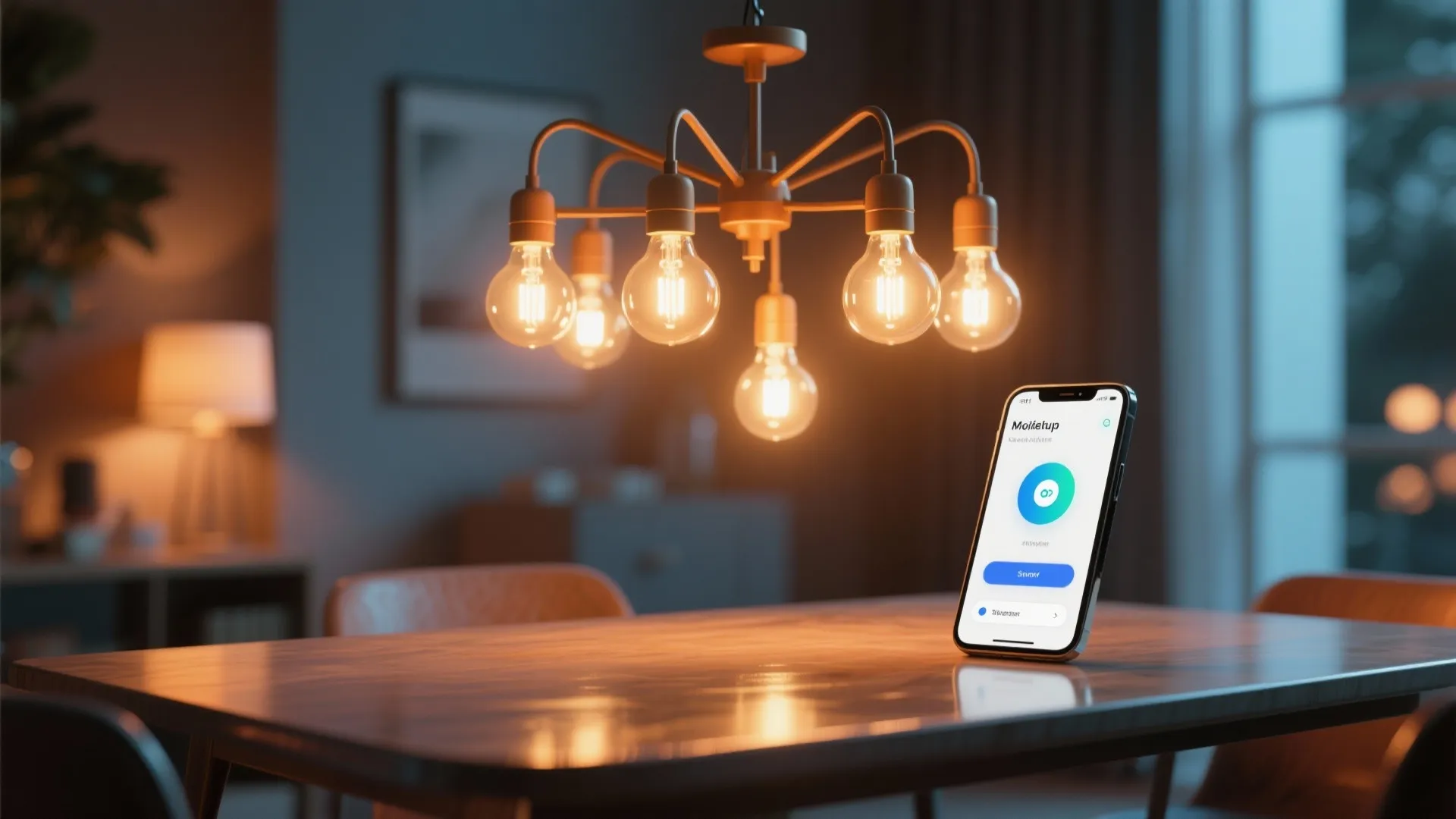 5. Smart Bulbs and Warm Dim Technology