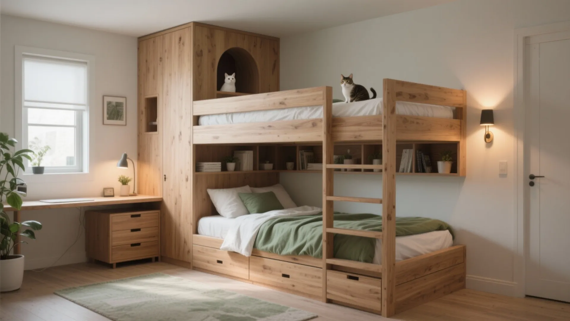 Small Room Ideas with Bunk Beds: 5 Inspo: Creative bunk bed solutions to maximize small bedrooms—storage, desks, privacy and flexible guests