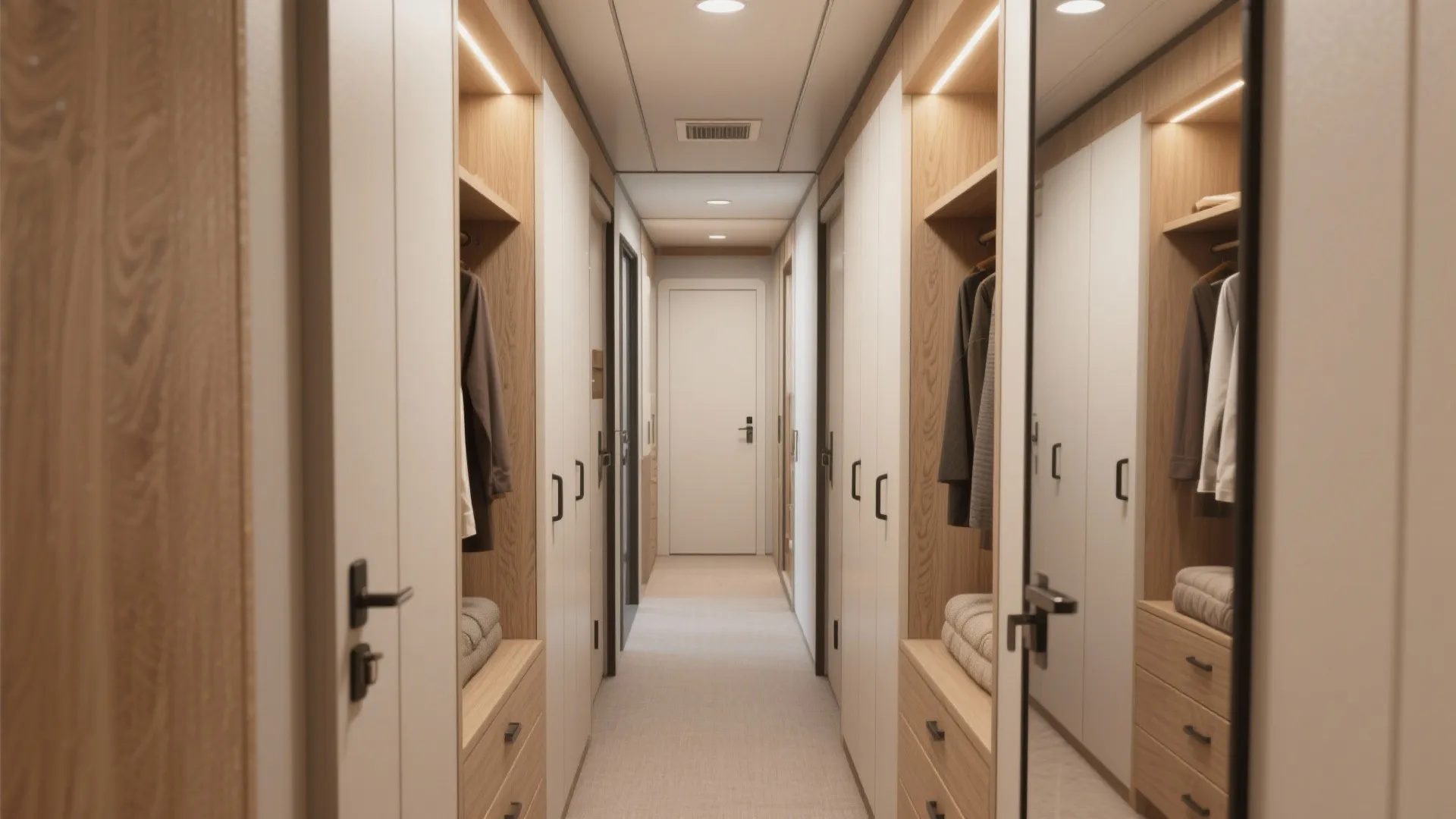 5. Smart circulation and wardrobe planning