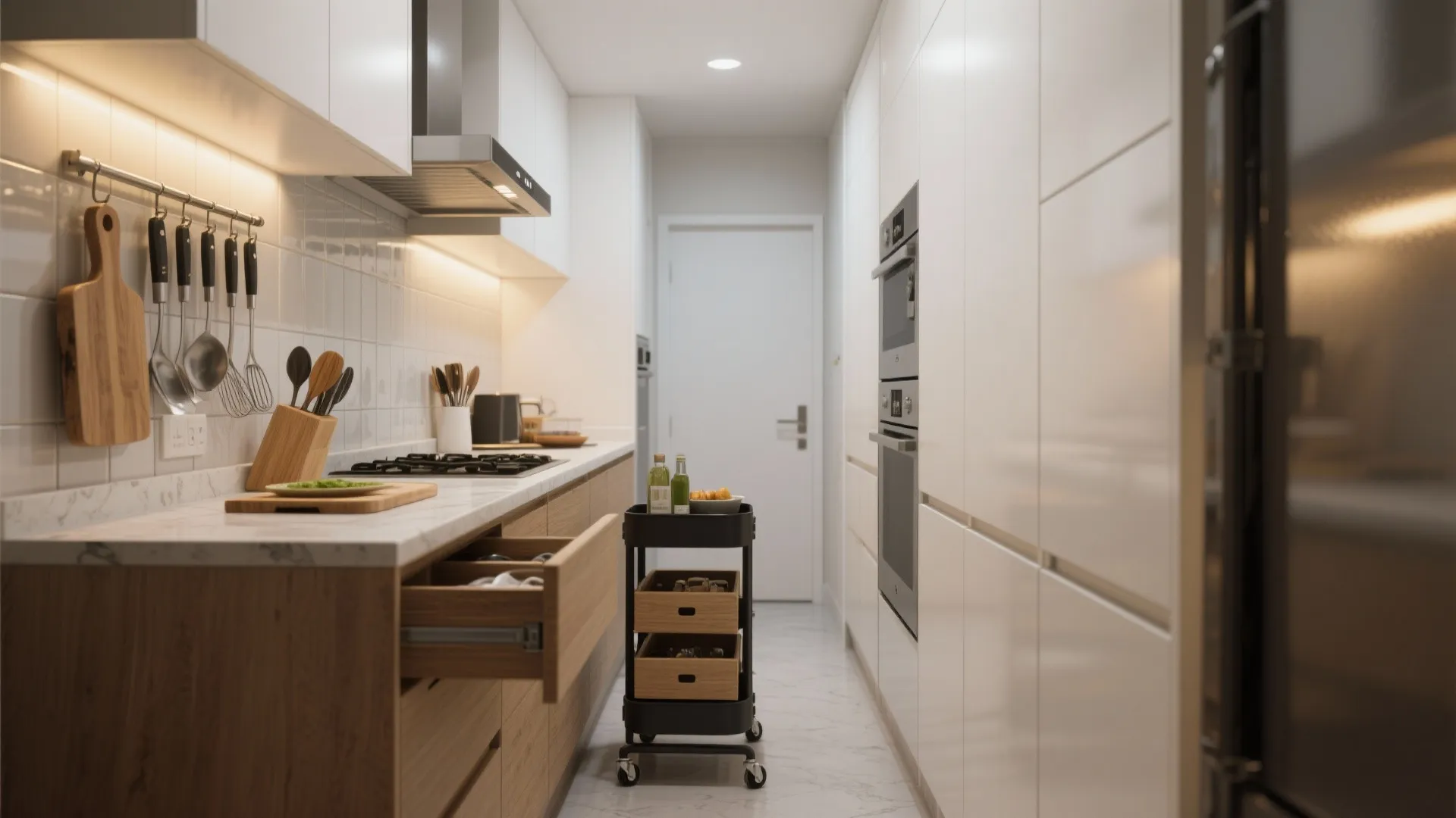 4. Smart Kitchen Layout for Compact Cooking