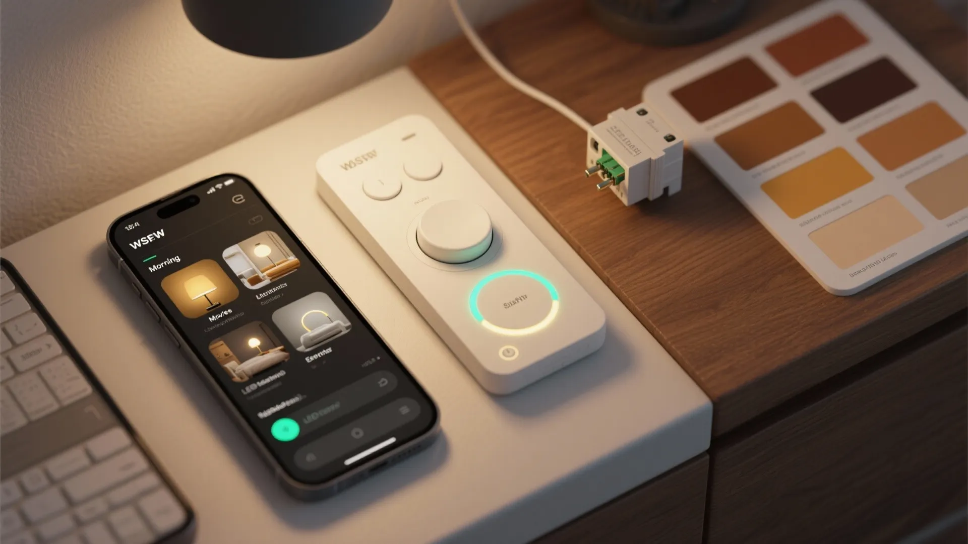 5. Smart controls and dimming scenes