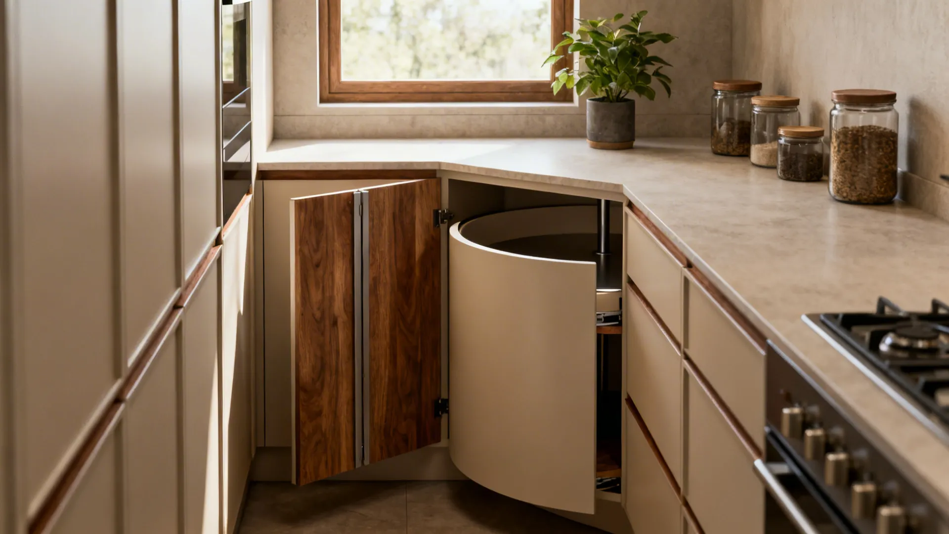 5 Corner Cabinet Ideas for Small Kitchens