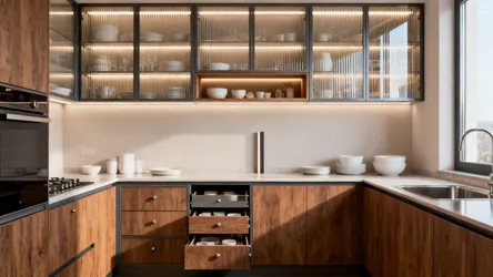 Designing Crockery Unit in Kitchen Cabinets: 5 Smart Ideas