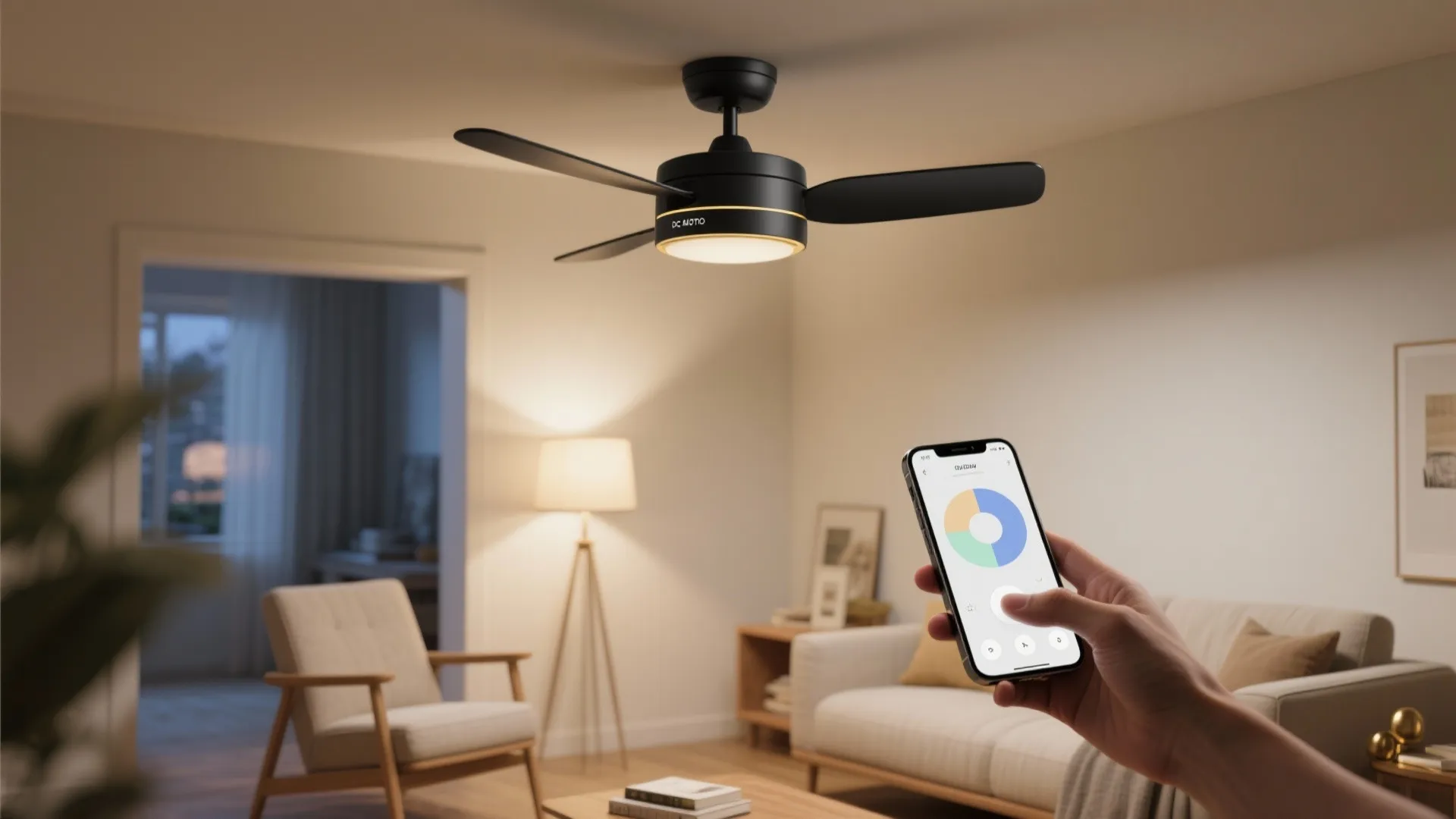 Smart, Quiet DC Fans for Small Living Rooms