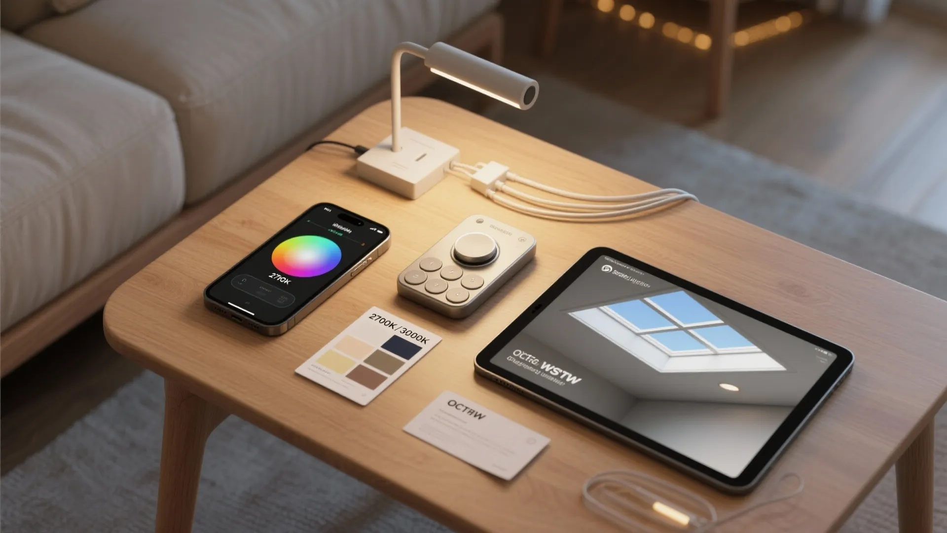 5. Smart dimmers, color temp control, and faux skylights