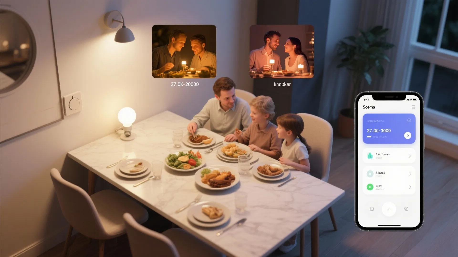 5. Dimmers, Smart Bulbs, and Layered Scenes