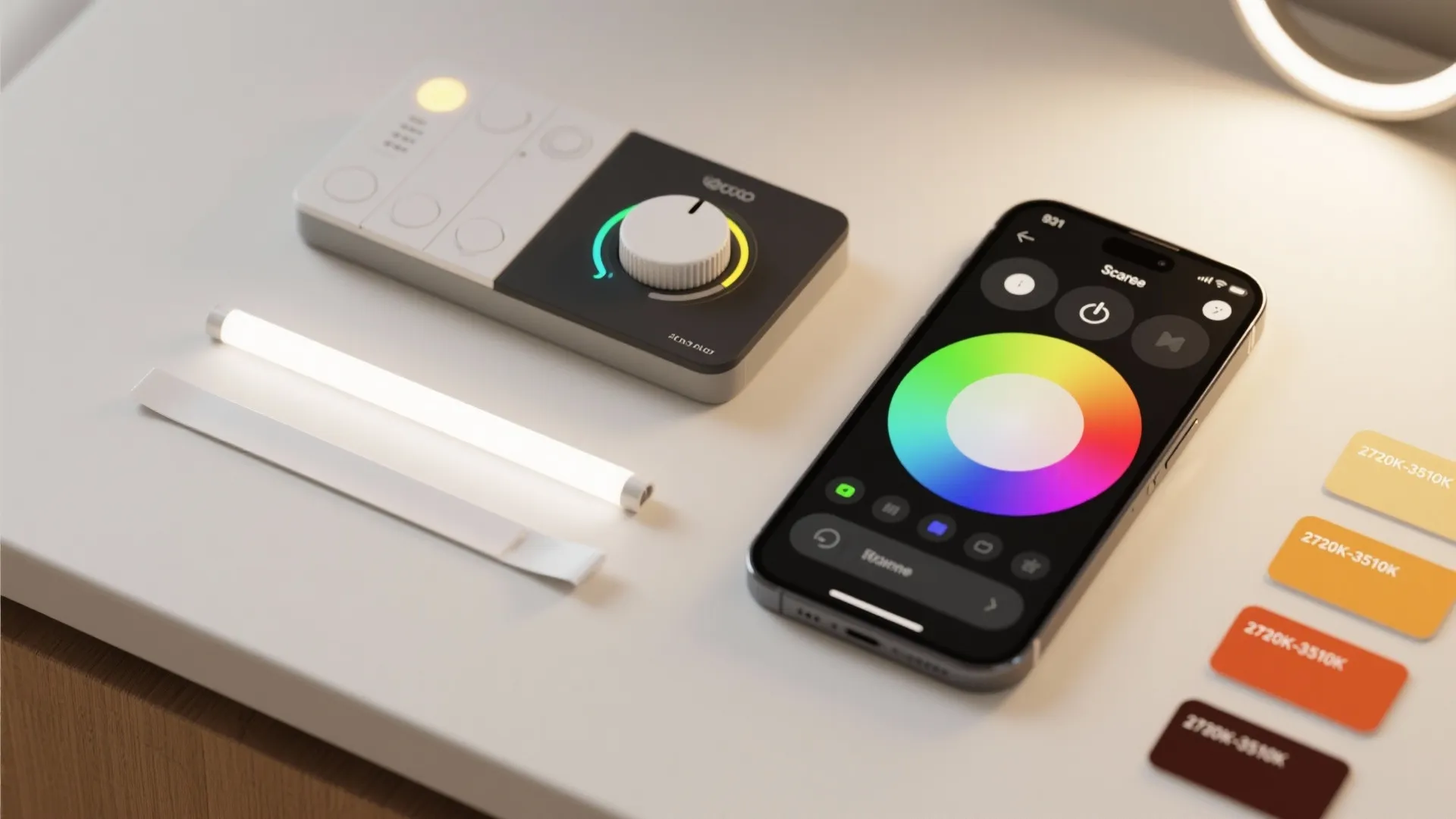 5. Smart dimming and color tuning for flexible ambiance