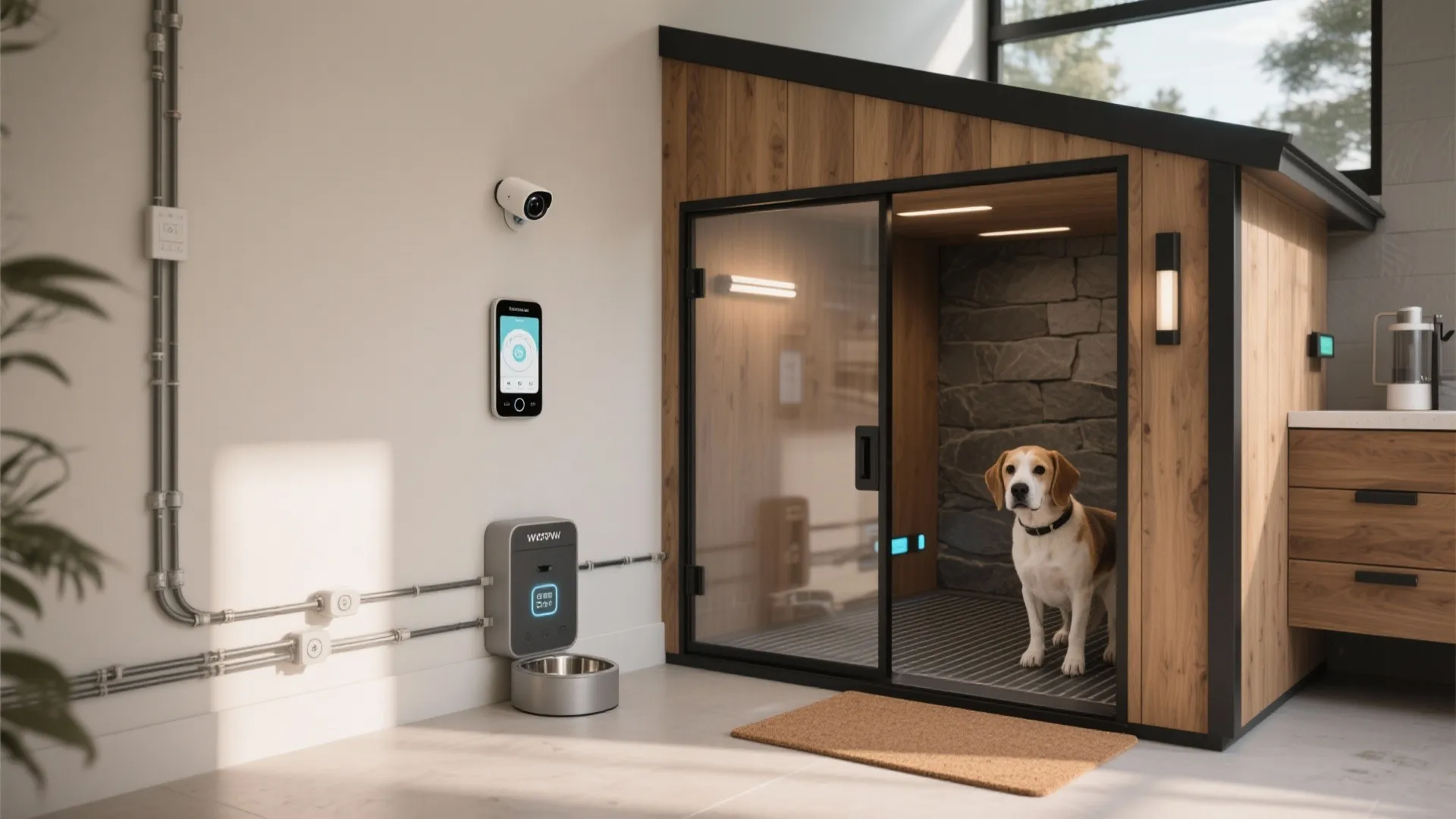 Smart Luxury Dog House Tech