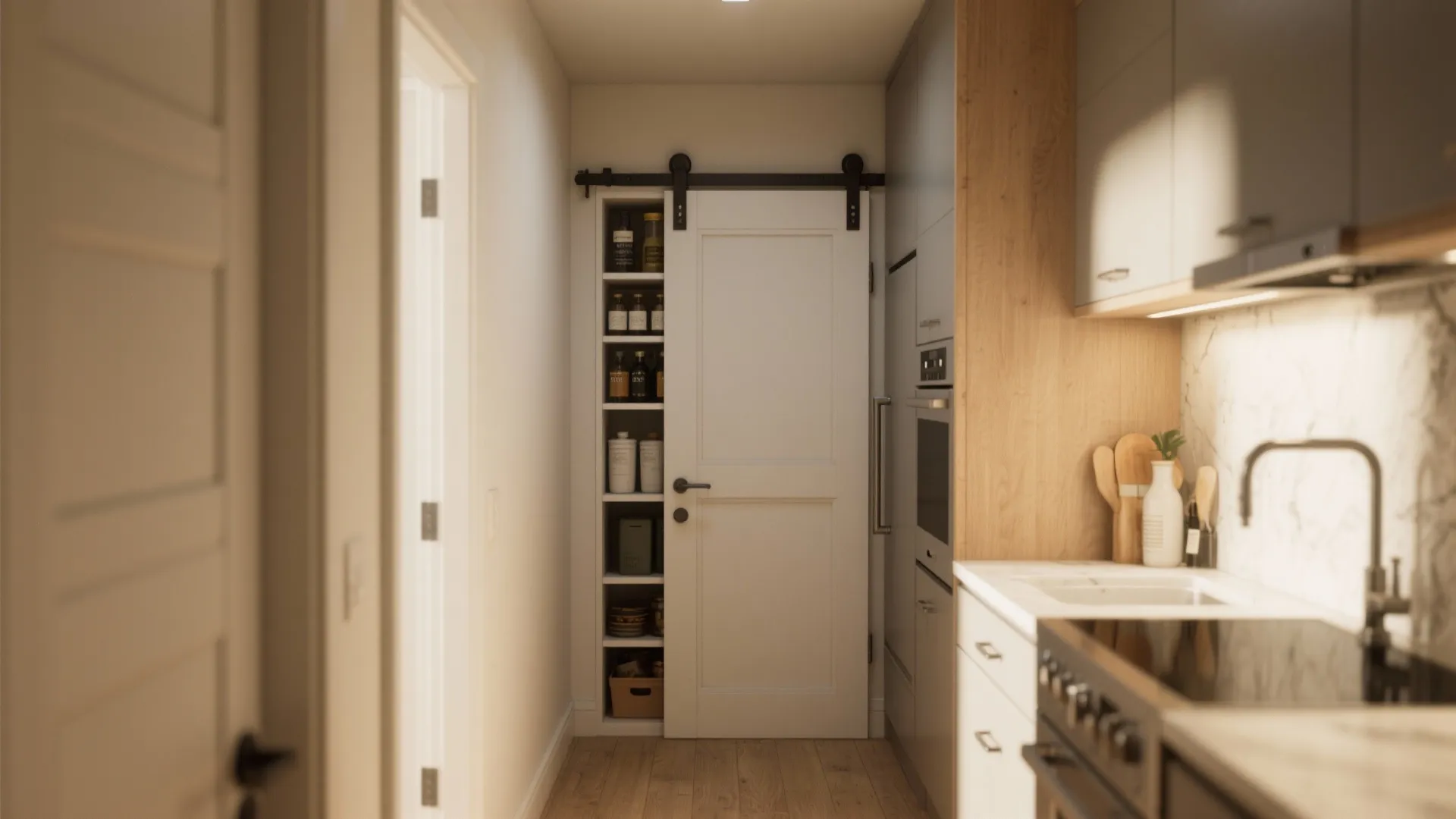 5. Opt for slim circulation space with smart doors