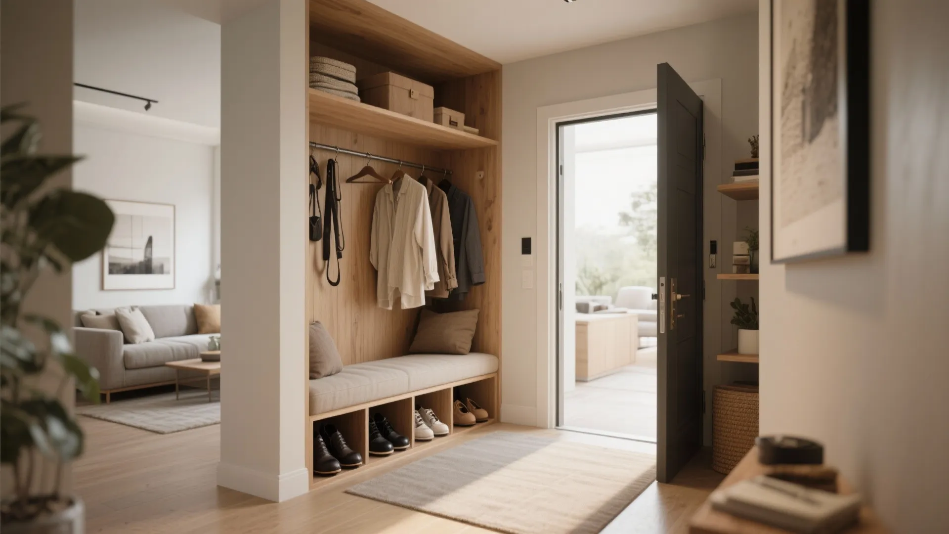 5. Smart circulation and entryway