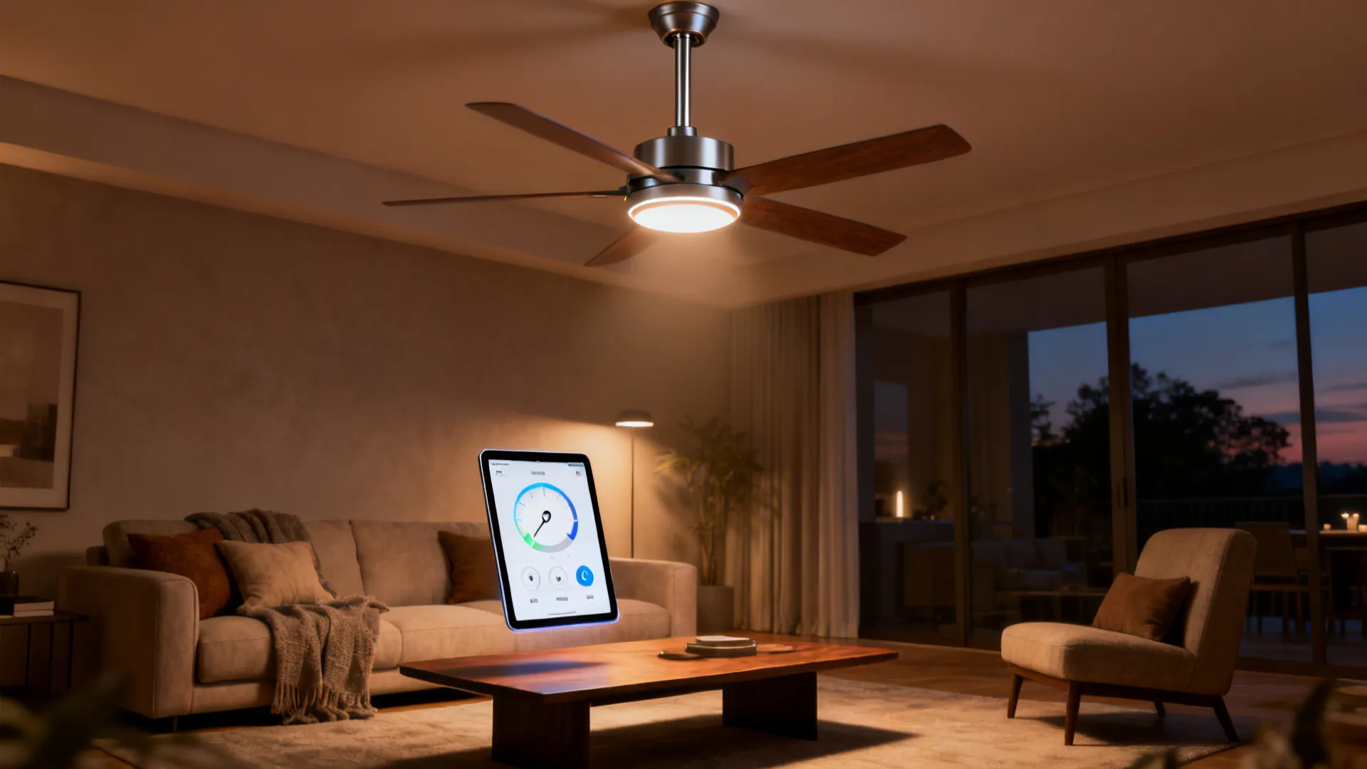 4. Smart fans that blend with modern tech homes