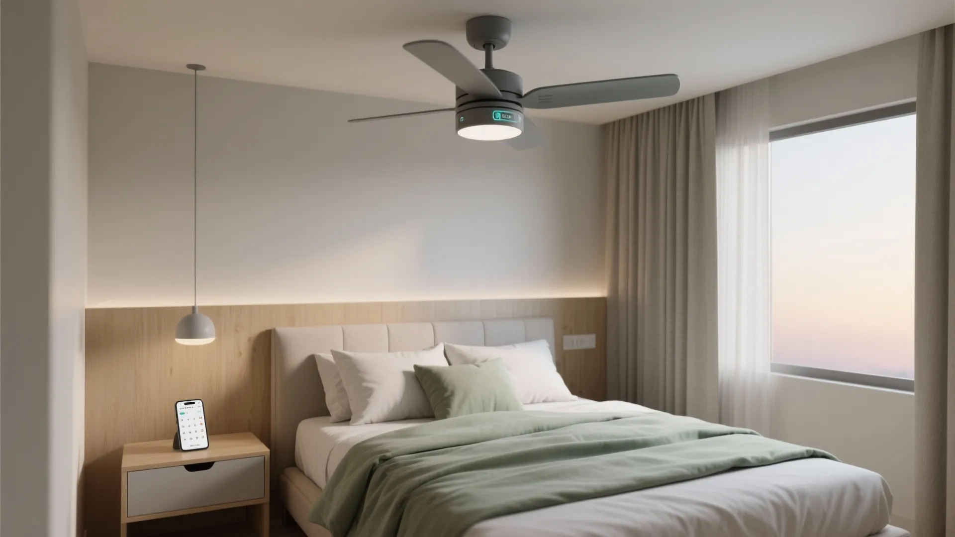 Smart fans with schedules and eco modes