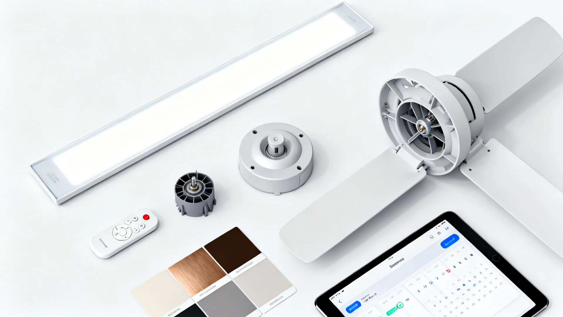 4. Integrated LED smart fans
