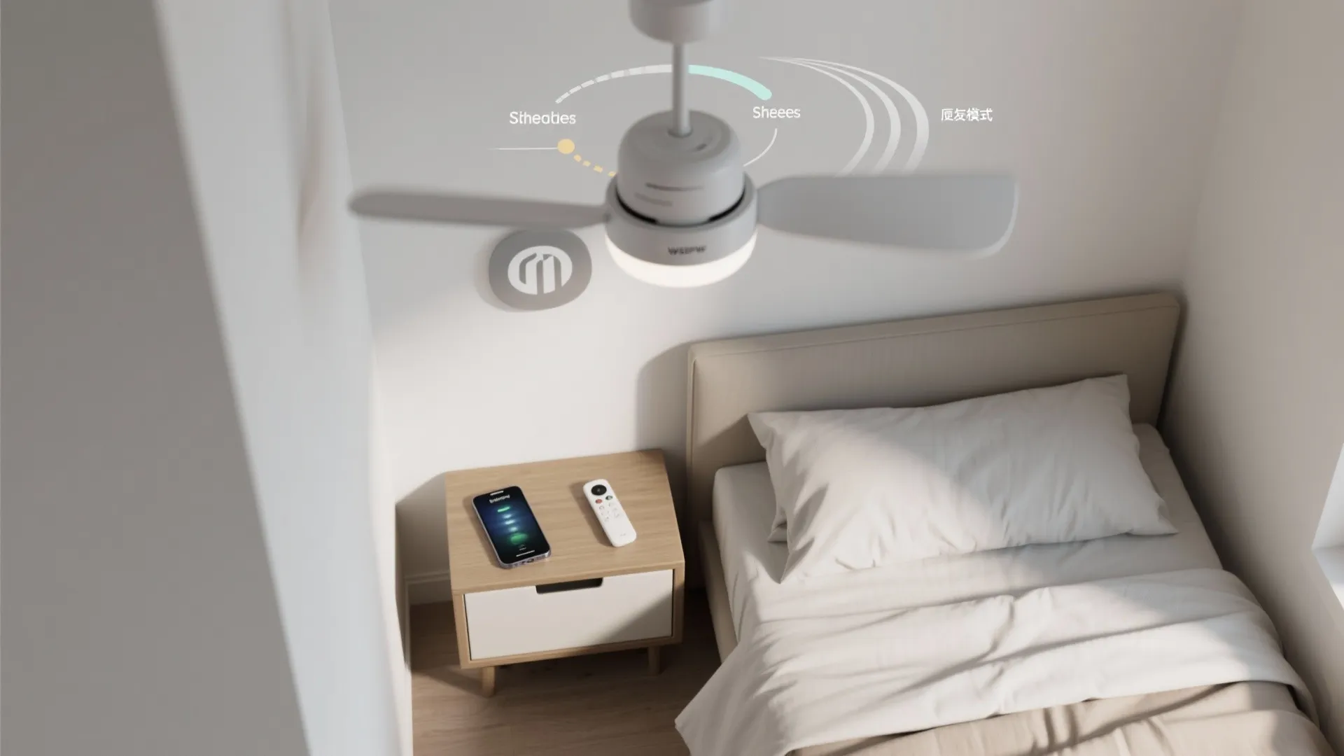 Smart controls, reverse mode, and seasonal comfort