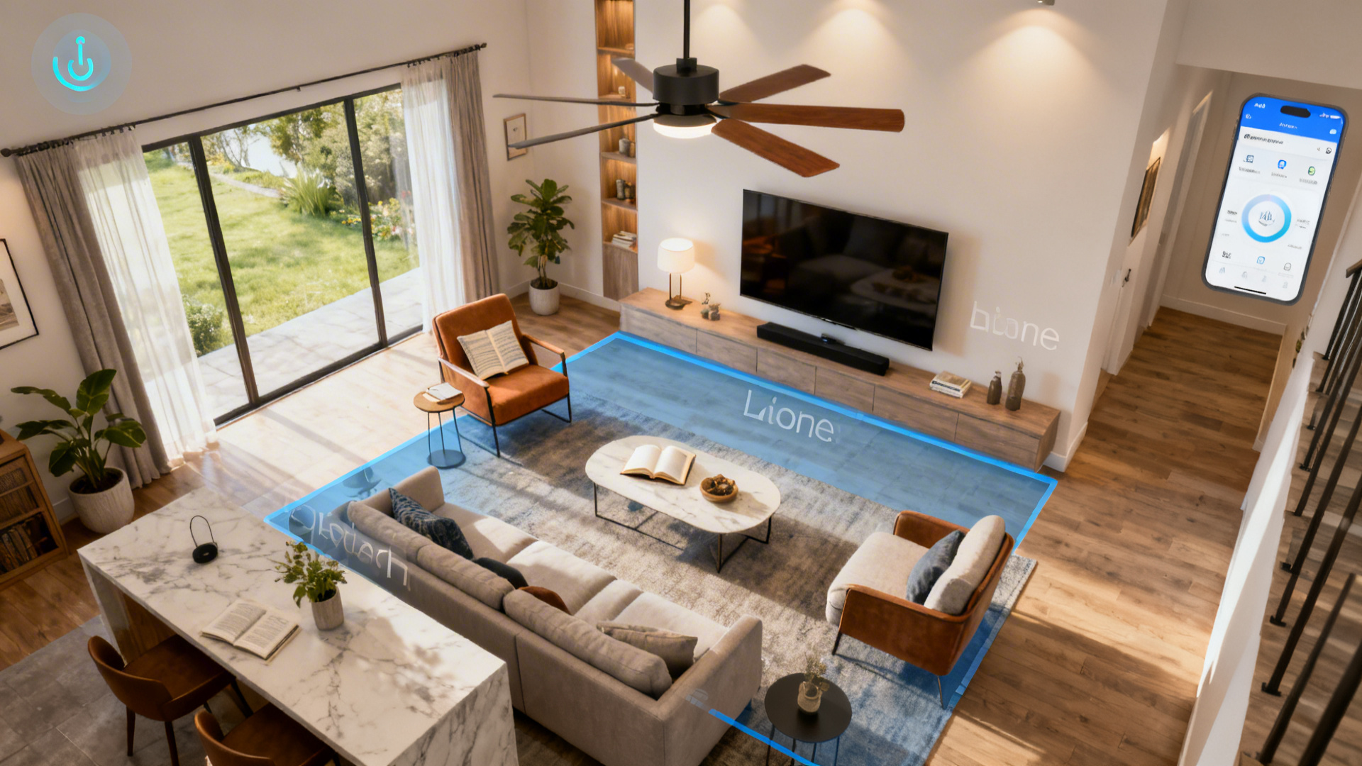 Low Ceiling? Living Room Ceiling Fan with Lighting That Fits
