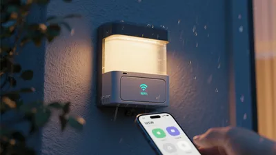 Smart Outdoor Wall Light with WiFi Control