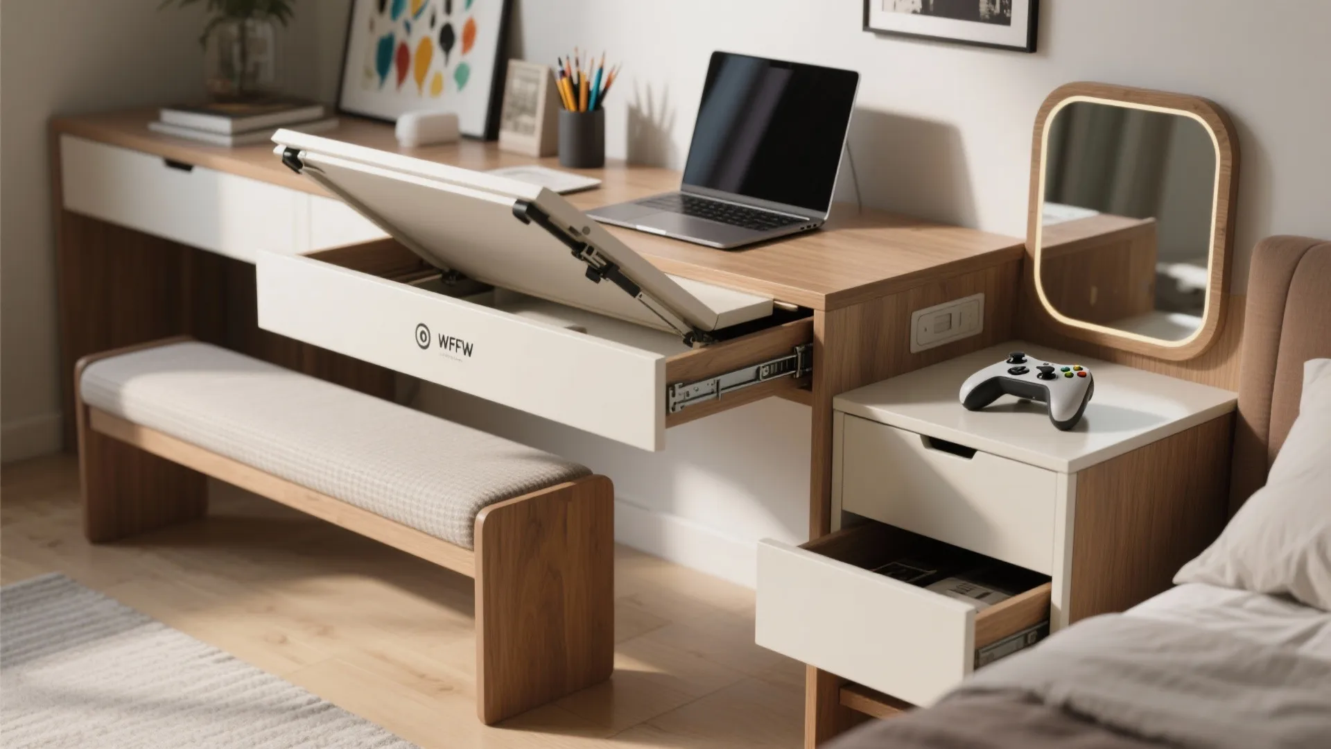 2. Multi-functional furniture that actually multitasks