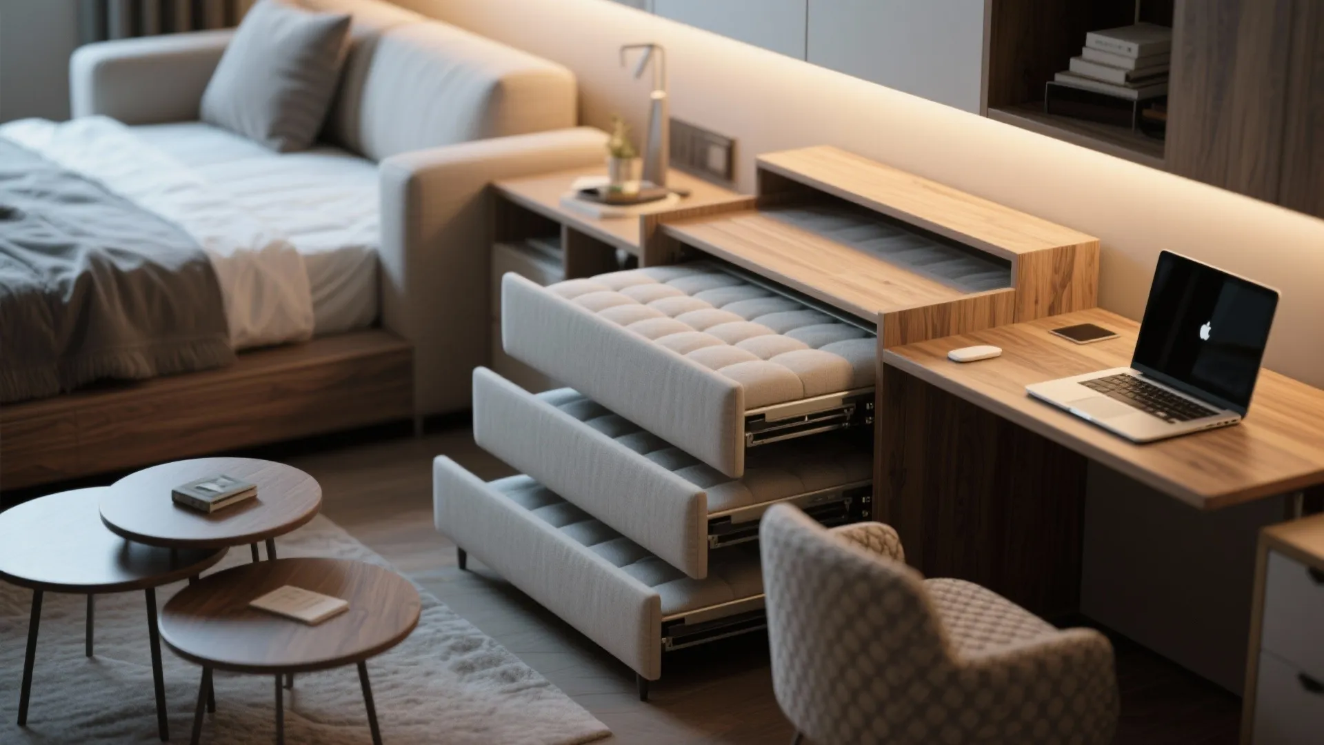 3. Smart furniture that maximizes square footage