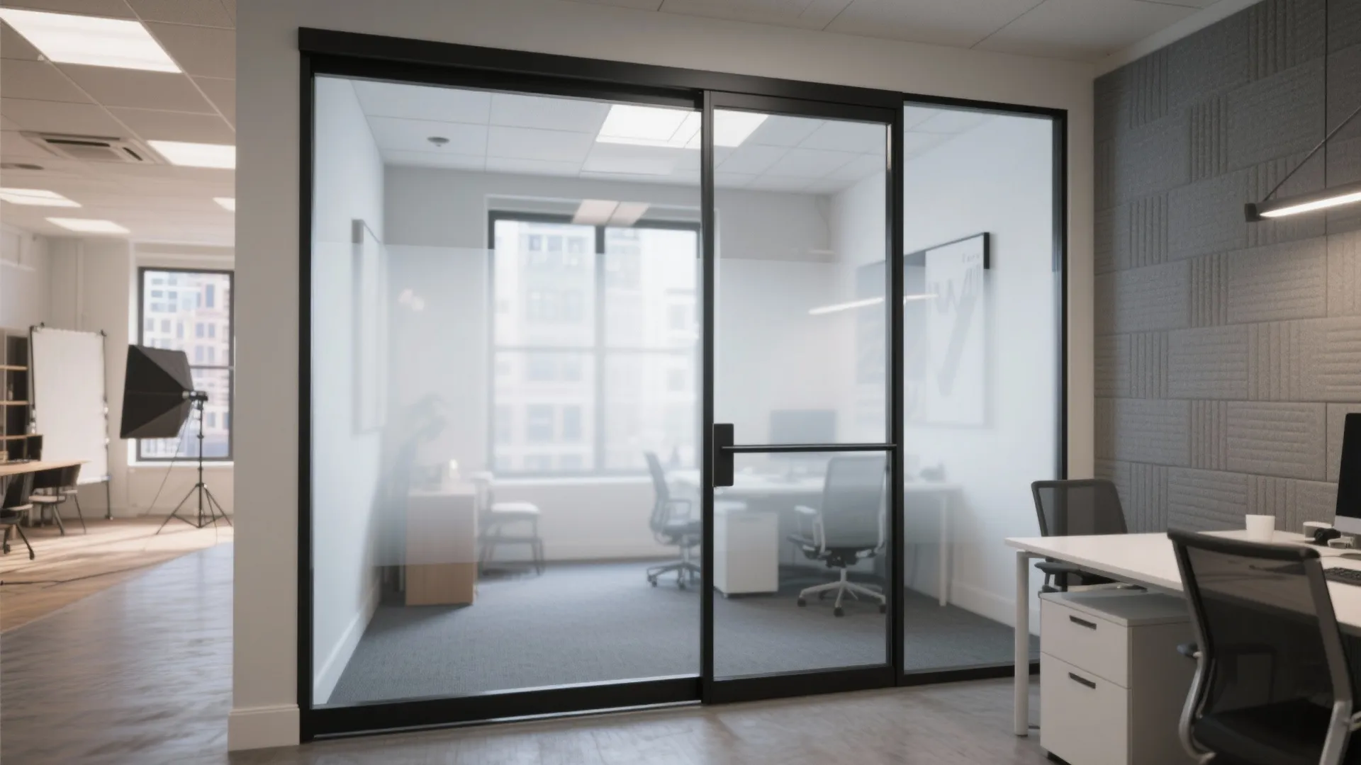 4. Smart glass and flexible partitions