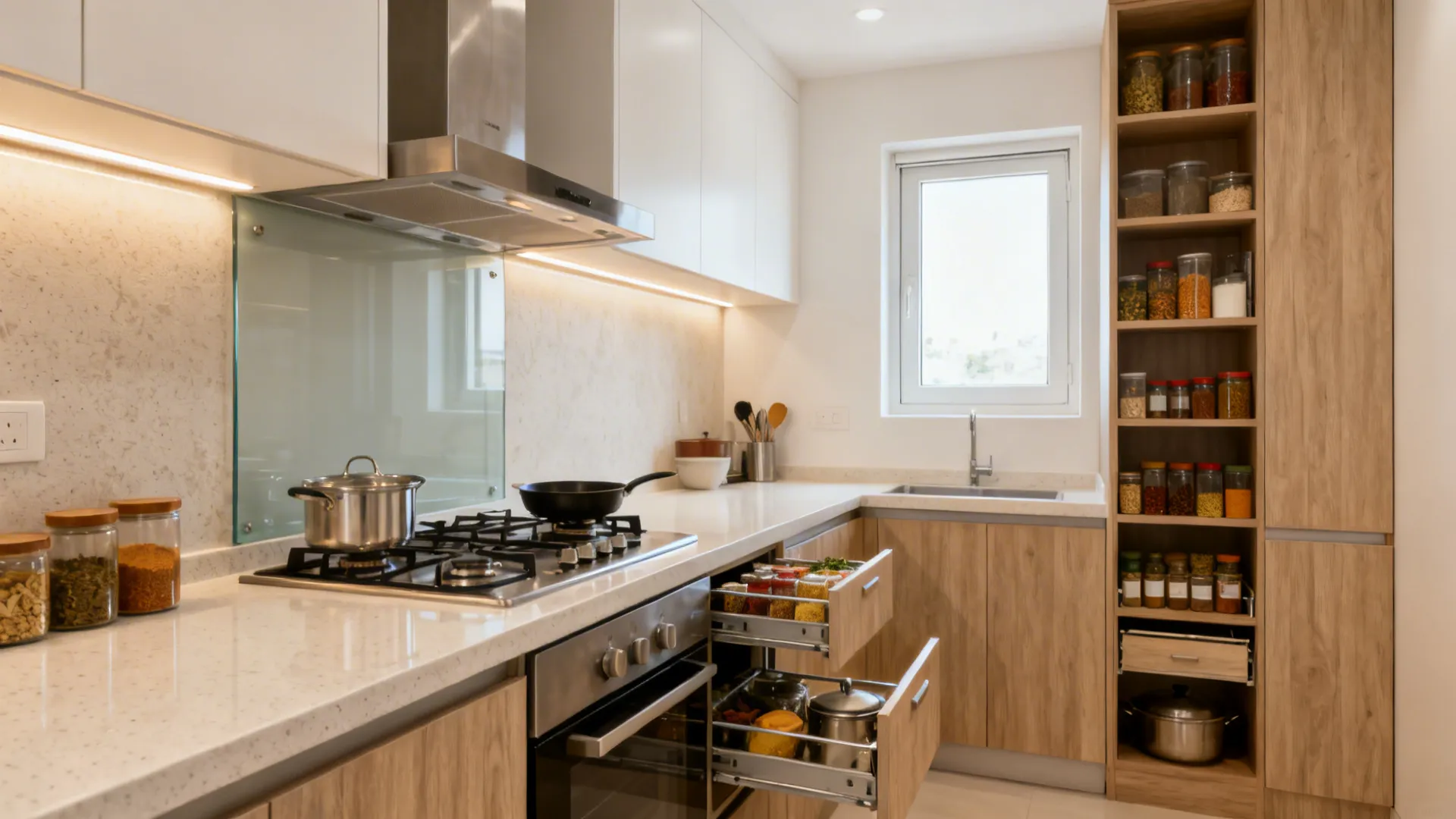 5 Indian Style Modular Kitchen Design Ideas