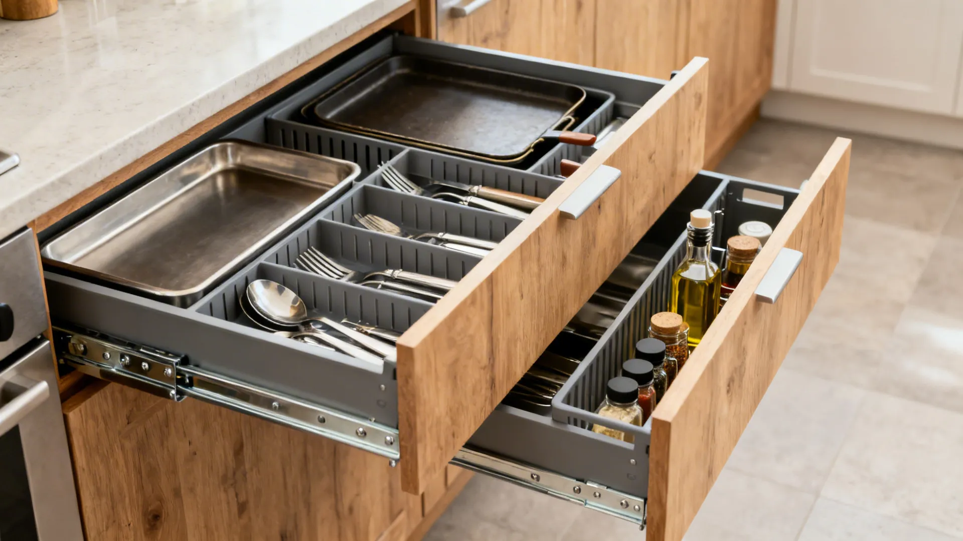 Smart Inserts: Drawers, Dividers, and Corner Solutions