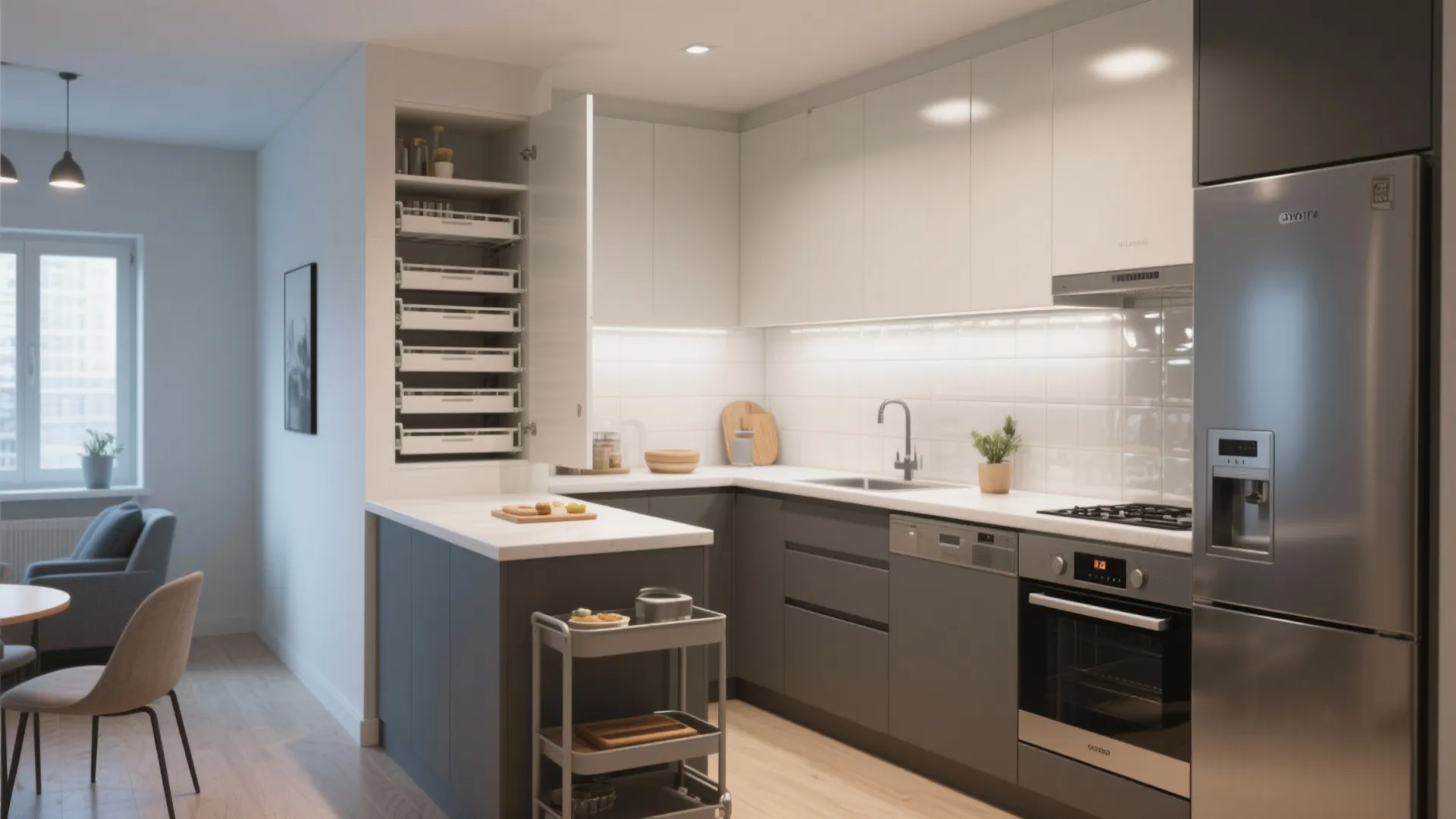 5. Smart Kitchen Layouts for Small Homes