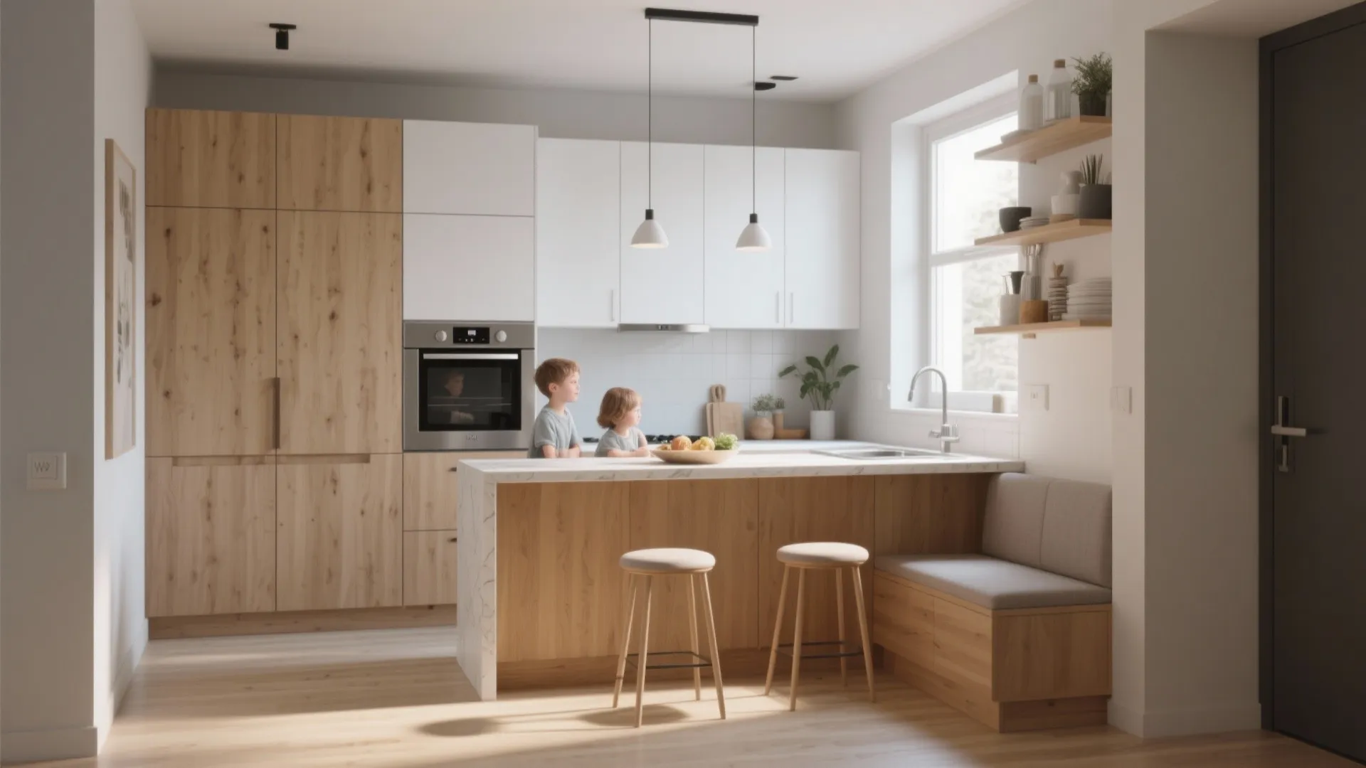 5. Smart kitchen layouts for family-style living