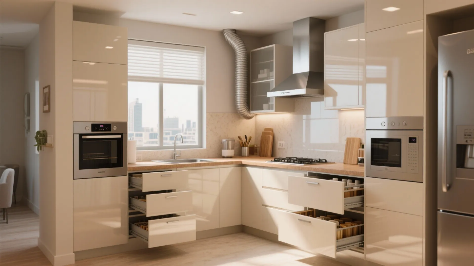 5. Smart kitchen layout for efficient cooking