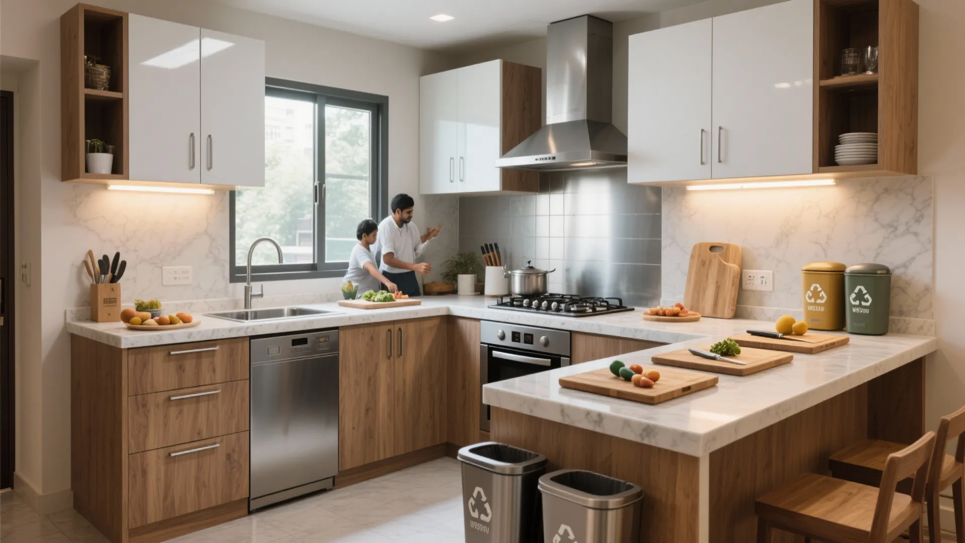 Smart kitchens for multi-cook households