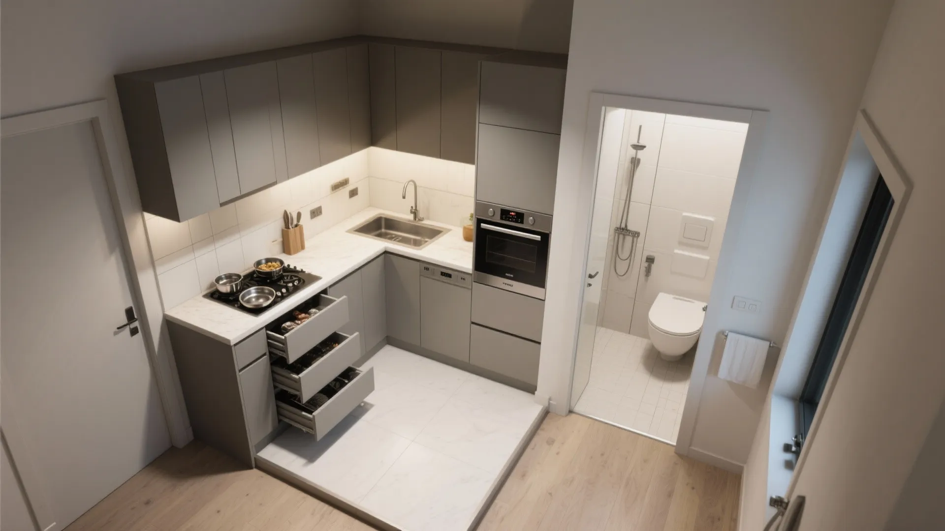 5. Smart kitchen and bathroom layouts for efficiency