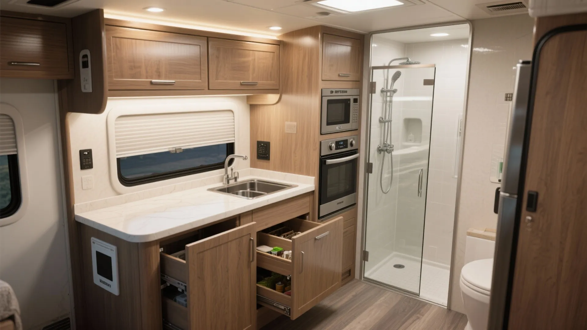 5. Smart kitchen and bathroom footprints