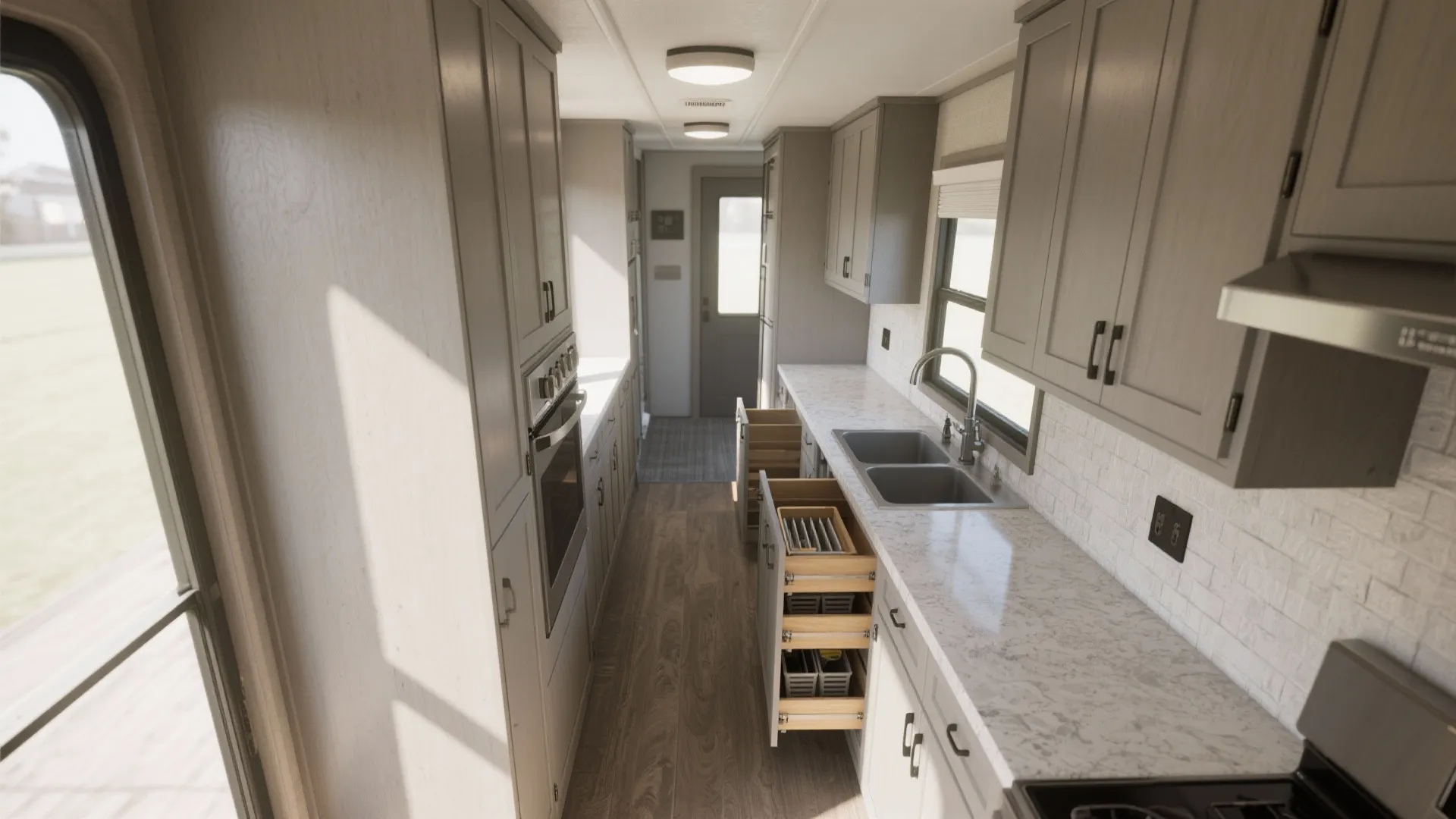 5. Smart kitchen layouts for narrow footprints