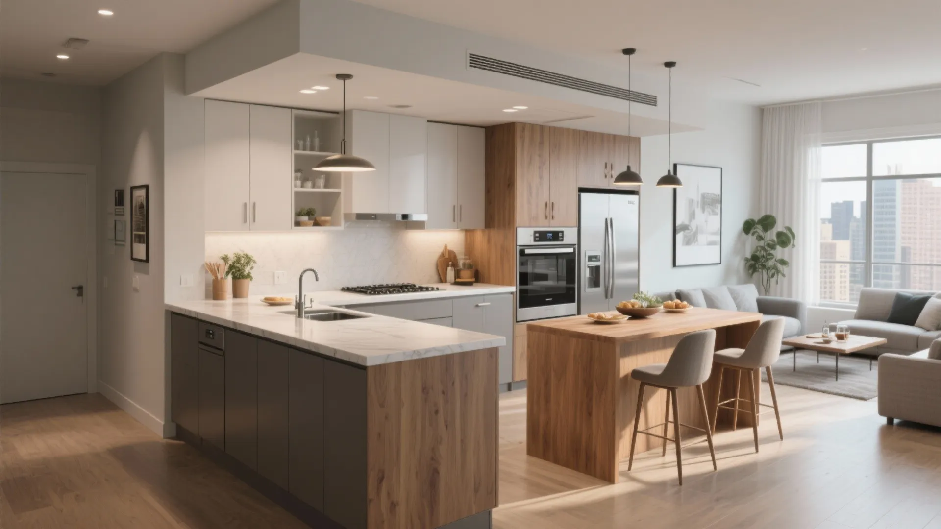 5. Smart kitchen layout for a condo lifestyle