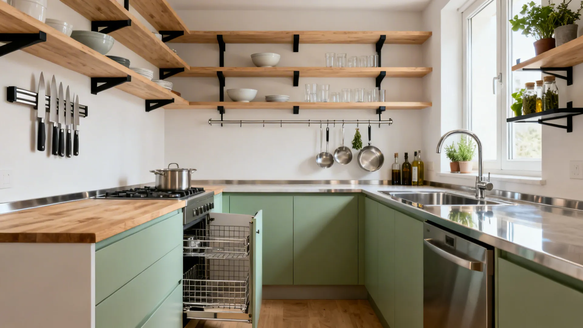 Kitchen Shelf Rack Design: 5 Smart Ideas