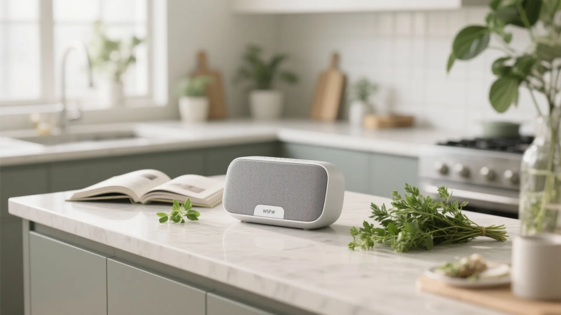2. Smart Kitchen Speakers