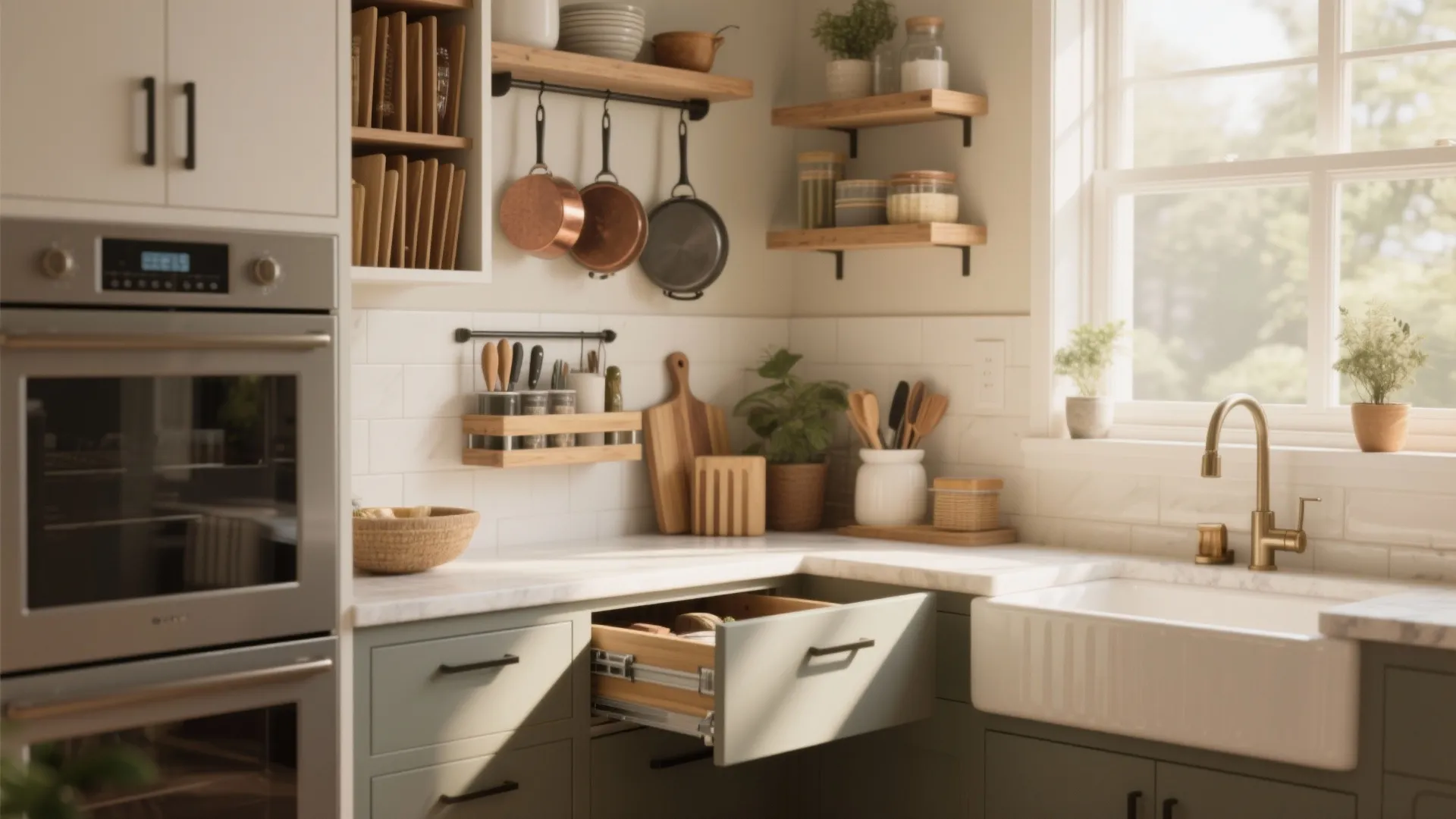 5 Kitchen Organizing Ideas That Actually Work: Small space? Big mess? Here are 5 clever kitchen organizing ideas from my real-life projects.