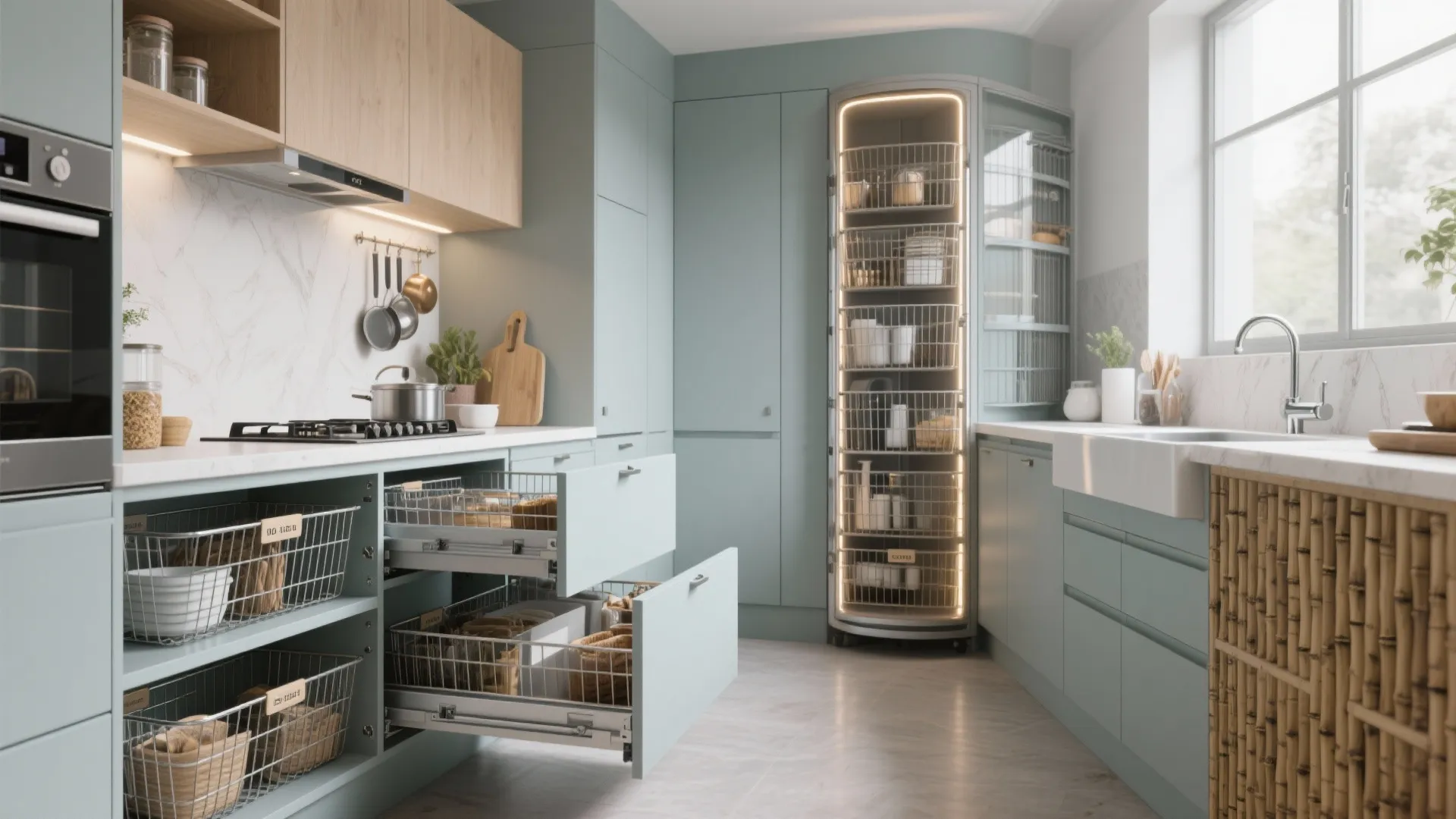 Modular Kitchen Basket Catalogue: My Smart Storage Picks: 1 Minute to Explore Must-Have Modular Baskets for Effortless Organization